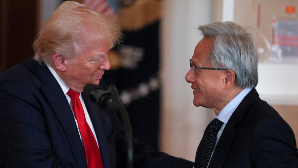 Democrats Challenge Legality of Trump’s Cut on Nvidia Chip Sales